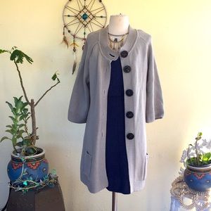 Long Cardigan with Pockets